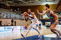 Basketball, bet-at-home Basketball Superliga 2020/21, Platzierungsrunde, 2. Runde, Oberwart Gunners, Klosterneuburg Dukes, Quincy Diggs (13)