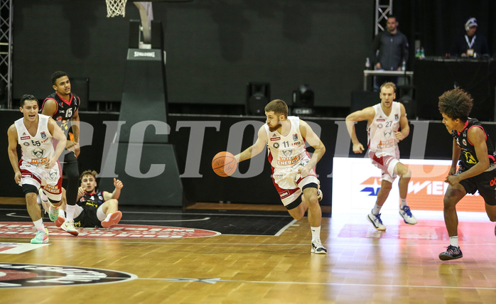 Basketball Superliga 2021/22, Grunddurchgang 5.Runde BC Vienna vs. Flyers Wels


