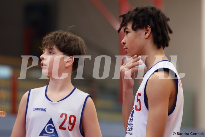 Basketball Superliga 2024/25, SLMU14 Traiskirchen Lions Academy vs. ATSE Graz


