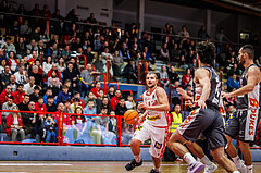 Basketball, win2day Basketball Superliga 2024/25, Grunddurchgang 12.Runde, Traiskirchen Lions, Klosterneuburg Dukes, Moritz Lanegger-Rest (8)
