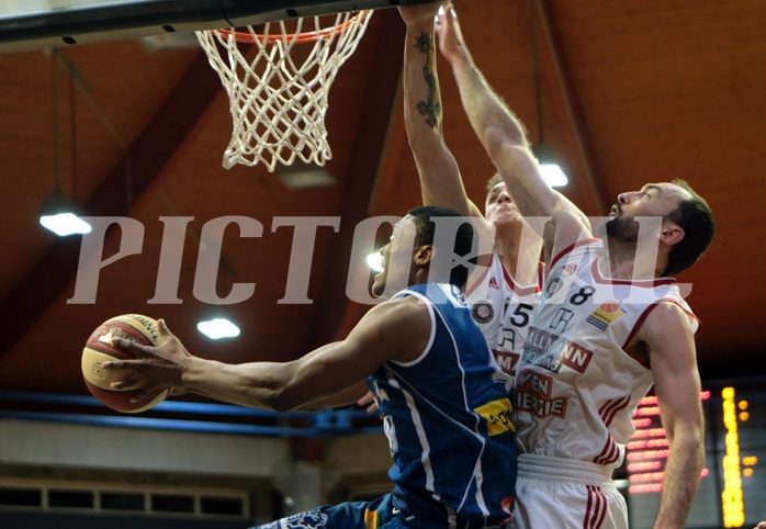24.02.2017 Basketball ABL 2016/17 Grunddurchgang 24. Runde bc Vienna vs Kapfenberg bulls