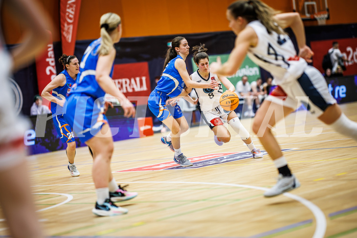 Basketball, Win2Day Basketball Damen Superliga 2023/24, Grunddurchgang 10.Runde, Vienna Timberwolves, DBB LZ OÖ, Aleksandra Novakovic (8)