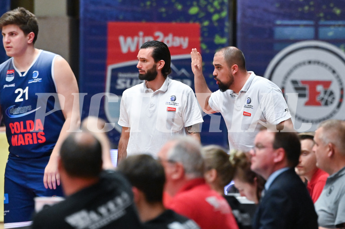 Basketball Superliga 2024/25, Playoff, Viertelfinale Spiel 3, Flyers Wels vs BBC Nord Dragonz,
