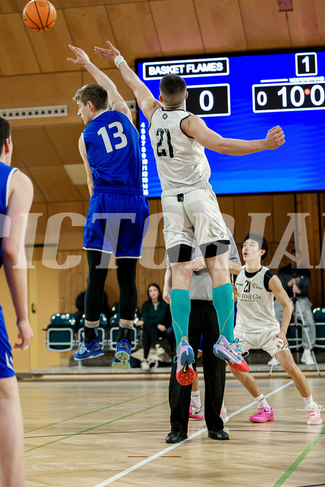 16.02.2025 Österreichischer Basketballverband 2024/25, SLMU16 Basket Flames WAT vs SG Salzkammergut