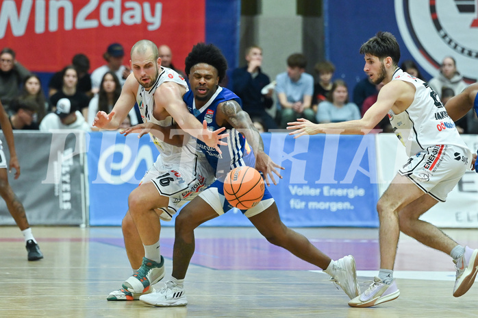Basketball, Superliga 2024/25, Grunddurchgang 12.Runde, Flyers Wels vs. Oberwart Gunners,
