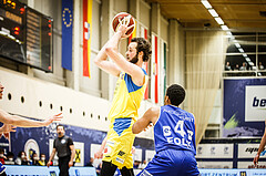 Basketball, bet-at-home Basketball Superliga 2019/20, Platzierungsrunde 3.Runde, SKN St. Pölten Basketball, Oberwart Gunners, Logan Schilder (15)