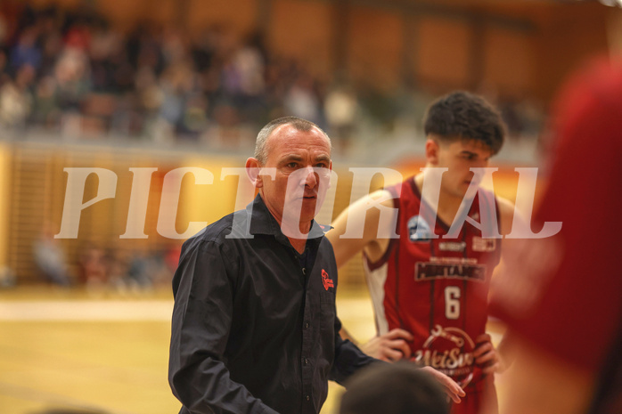 Basketball Zweite Liga 2024/25, Grunddurchgang 15.Runde Mistelbach Mustangs vs. Vienna Timberwolves