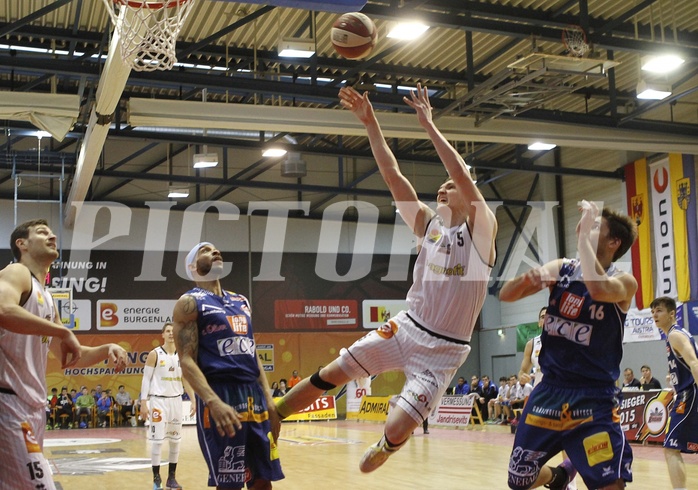 Basketball ABL 2015/16 Grunddurchgang 26.Runde  Güssing Knights vs Kapfenberg Bulls