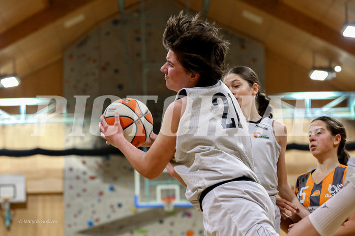 22.02.2025 Österreichischer Basketballverband 2024/25, SLWU14 Basket Flames UNION vs Basket Duchess