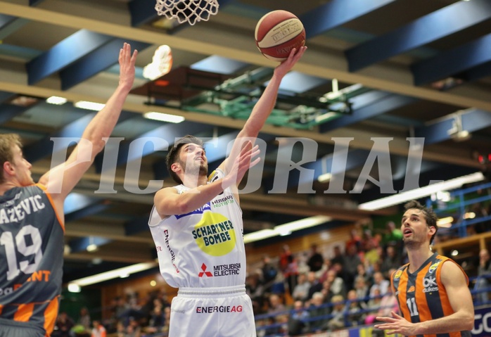 Basketball ABL 2017/18, Grunddurchgang 28.Runde Gmunden Swans vs. BK KLosterneuburg Dukes