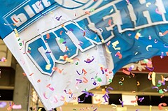 Basketball ABL 2015/16 Playoff Halbfinale Spiel 3 BC Vienna vs Oberwart Gunners