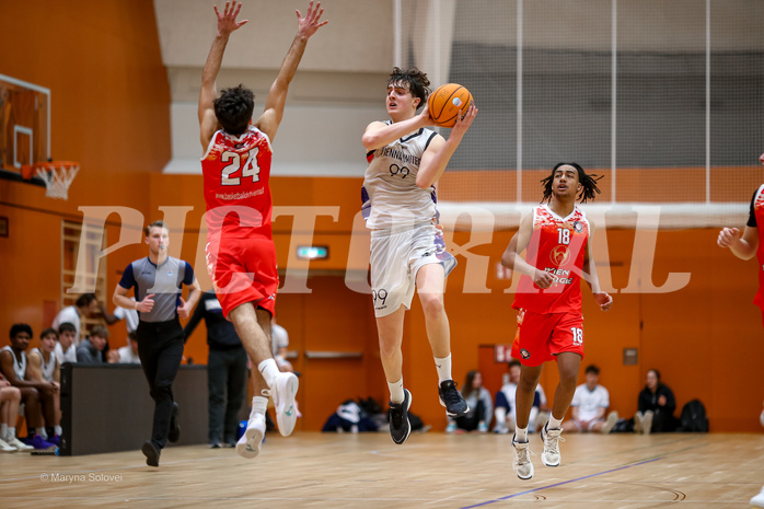 11.01.2025 Österreichischer Basketballverband 2024/25, SLMU19, Vienna United vs BC Vienna