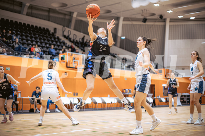 Basketball, Win2Day Basketball Damen Superliga 2022/23, Grunddurchgang 9.Runde, Vienna Timberwolves, Vienna United, Christina Hofstetter (24)