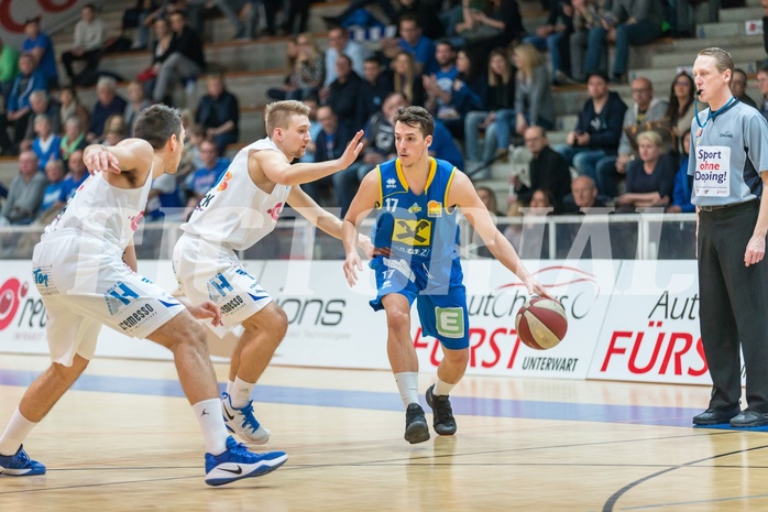 Basketball, ABL 2016/17, CUP VF, Oberwart Gunners, UBSC Graz, Fabian Richter (17)