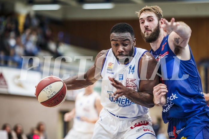 Basketball, ABL 2018/19, Grunddurchgang 7.Runde, Oberwart Gunners, Kapfenberg Bulls, Christopher Tawiah (14)