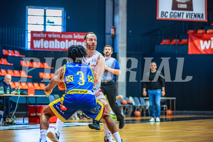 Basketball, Win2Day Superliga 2022/23, Viertelfinale Spiel 1, BC Vienna, UBSC Graz, Enis Murati (44)