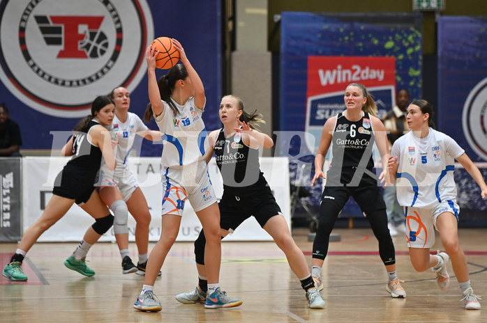 Basketball Superliga 2024/25, Supercup 1.Runde, DBB Wels vs Basket Flames Women,

