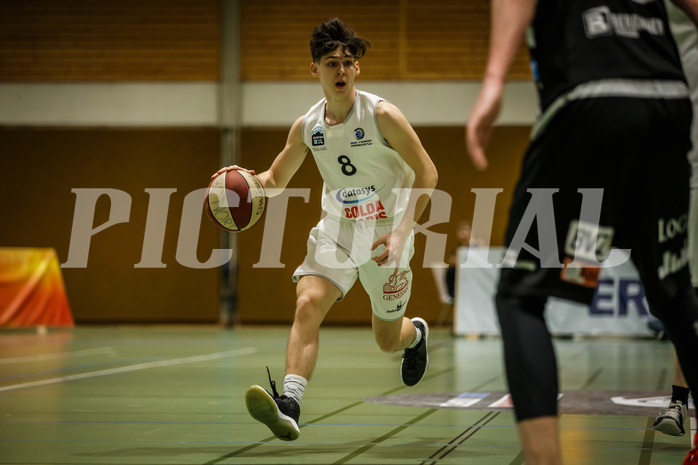 Basketball, Basketball Zweite Liga, Playoffs: Viertelfinale 2. Spiel, BBC Nord Dragonz, Mattersburg Rocks, Felix Leindecker (8)