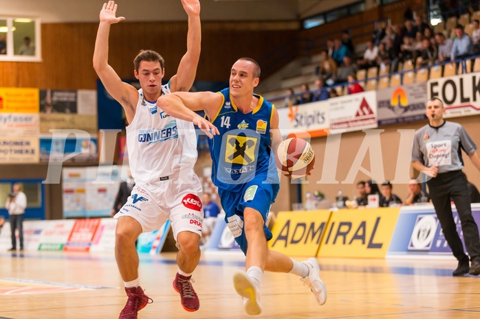 Basketball, ABL 2017/18, Grunddurchgang 2.Runde, Oberwart Gunners, UBSC Graz, Anton Maresch (14)