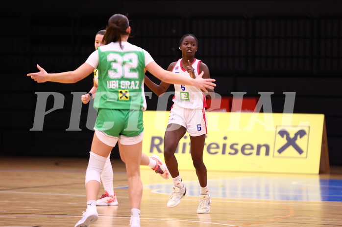 12.01.2025, Graz, Raiffeisen Sportpark, Basketball Damen Superliga 2024/25, Grunddurchgang, 11.Runde, UBSC Graz - UBI Graz,  