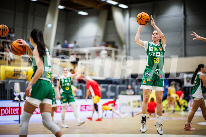 Basketball, Win2Day Basketball Damen Superliga 2023/24, Playoff, Finale Spiel 3, SKN St. Pölten, UBI Graz, Nika Cic (18) Basketball, Win2Day Basketball Damen Superliga 2023/24, Playoff, Finale Spiel 3, SKN St. Pölten, UBI Graz, Nika Cic (18)