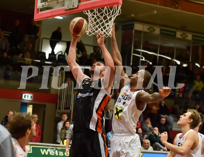 Basketball ABL 2015/16 Grunddurchgang 18.Runde WBC Wels vs BK Dukes Klosterneuburg