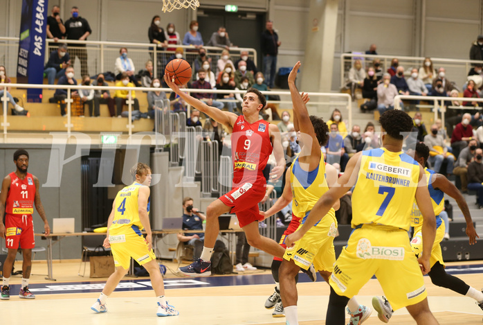 Basketball Superliga 2021/22, Grunddurchgang 17.Runde SKN St.Pölten vs. Traiskirchen Lions


