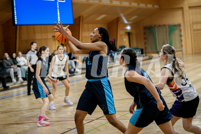 23.02.2025 Österreichischer Basketballverband 2024/25, SLWU14 Vienna United vs. Vienna Timberwolves
