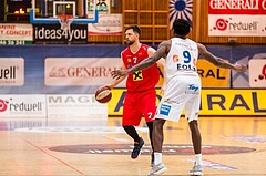 Basketball, ABL 2016/17, Playoff HF Spiel 1, Oberwart Gunners, WBC Wels, Davor Lamesic (7)