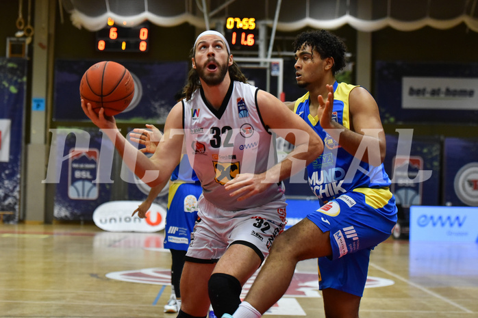 Basketball Superliga 2021/22, Grunddurchgang 16. Runde Flyers Wels vs. SKN St. Pölten
