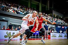 Basketball, AUT vs. NOR, Austria, Norway, Renato Poljak (16), Chris-Ebou Ndow (5)