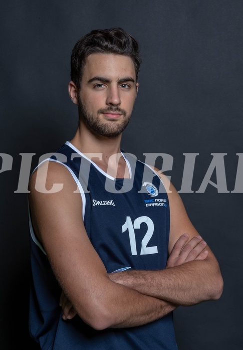 Basketball, 2.BL 2018/19, Media, BBC Nord Dragonz, Lukas Baumgartner (12)