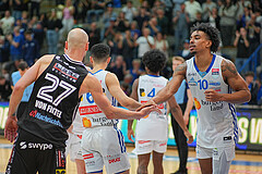 Basketball Superliga 2024/25, 10.Plazierungsrunde Oberwart Gunners vs. Flyers Wels


