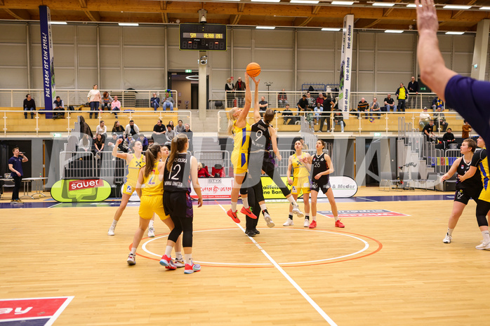 Basketball Damen Superliga 2023/24, Grunddurchgang 9.Runde SKN St. Pölten vs. Vienna United


