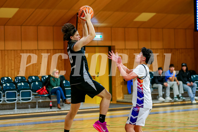 01.12.2024 Österreichischer Basketballverband 2024/25, SLMU16, Post SV Wien vs. Swarco Raiders