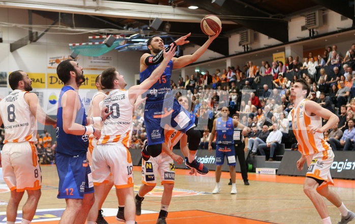 Basketball ABL 2018/19, Playoff HF Spiel 4 BK Dukes vs. Kapfenberg Bulls