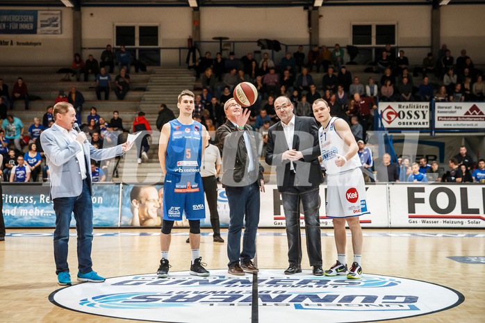 Basketball, Admiral Basketball Superliga 2019/20, Platzierungsrunde 1.Runde, Oberwart Gunners, Kapfenberg Bulls, Ehrenaufwurf