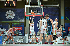 Basketball, Superliga 2023/24, Grunddurchgang 22. Runde, Flyers Wels vs. Vienna Timberwolves,