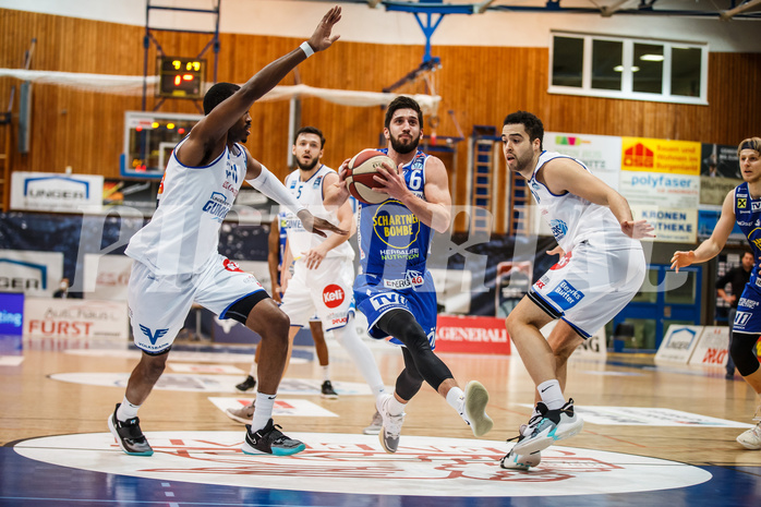Basketball, bet-at-home Basketball Superliga 2020/21, Platzierungsrunde, 1. Runde, Oberwart Gunners, Gmunden Swans, Daniel Friedrich (6)