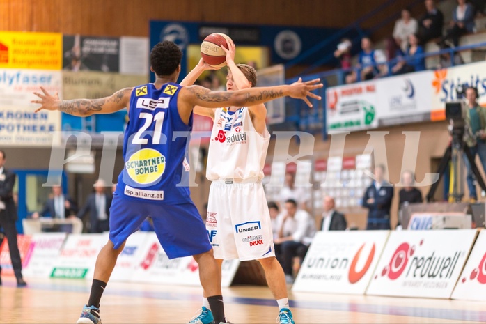 Basketball, ABL 2015/16, Playoff Viertelfinale Spiel 5, Oberwart Gunners vs. Gmunden Swans