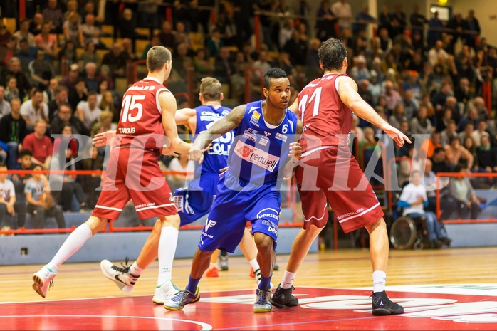 Basketball ABL 2015/16 Grunddurchgang 23.Runde Traiskirchen Lions vs. Oberwart Gunners