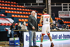 Basketball, bet-at-home Basketball Superliga 2020/21, Grunddurchgang 17.Runde, BC Vienna, Flyers Wels, Zoran Kostic (Head Coach)