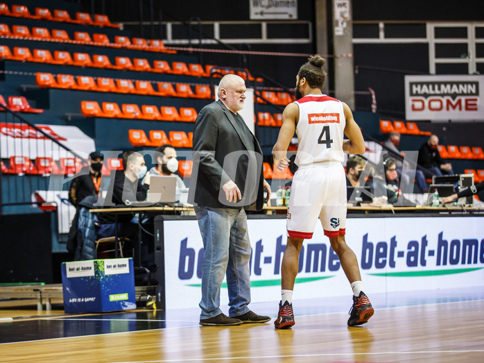 Basketball, bet-at-home Basketball Superliga 2020/21, Grunddurchgang 17.Runde, BC Vienna, Flyers Wels, Zoran Kostic (Head Coach)