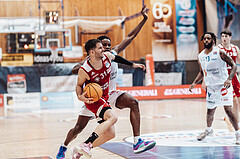 Basketball, Basketball Superliga 2023/24, Gunddurchgang 7. Runde, Oberwart Gunners, BC Vienna, Davor Konjevic (31), James Graham (11)