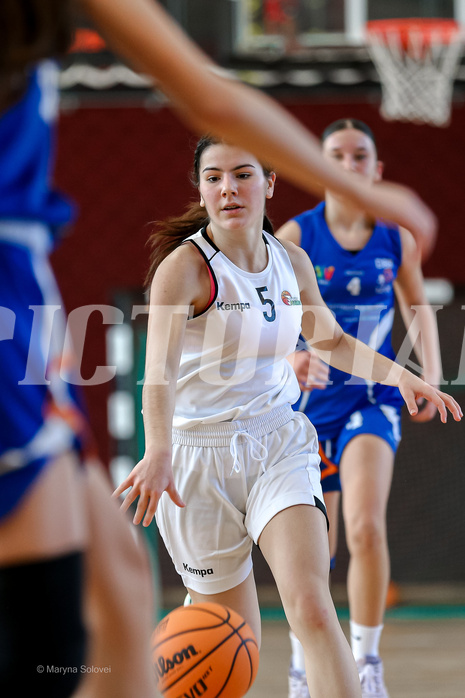 02.03.2025 Österreichischer Basketballverband 2024/25, SLWU16 Basket Flames UNION vs. DBB  Basketgirls Wels