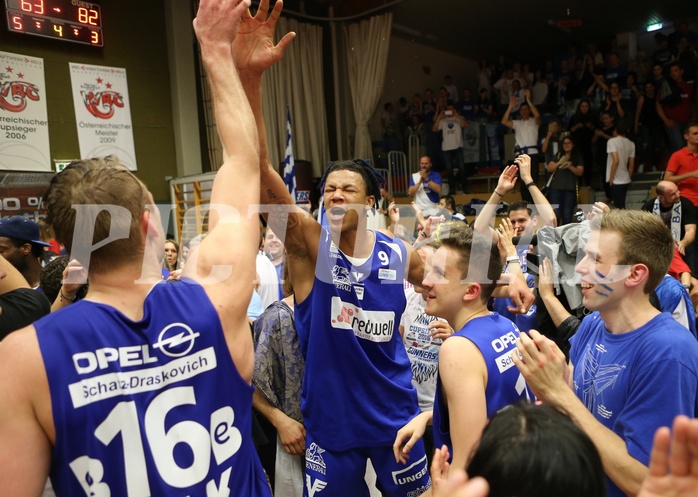 Basketball ABL 2015/16 Playoff Finale Spiel 3 WBC Wels vs. Oberwart Gunners


