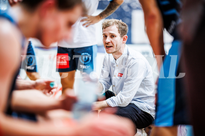 Basketball, Win2Day Superliga 2023/24, Grunddurchgang 12.Runde, Oberwart Gunners, Vienna Timberwolves, Justin Schlünken (Head Coach)