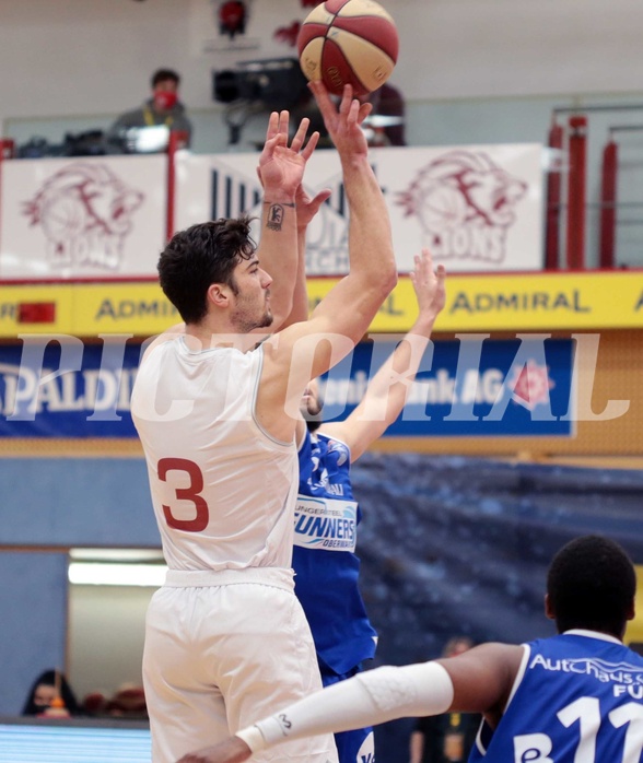Basketball Superliga 2020/21,  Grunddurchgang 9.Runde, Traiskirchen Lions vs. Oberwart Gunners