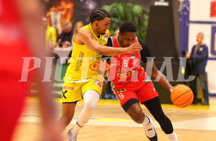 Basketball Superliga 2023/24, Playoff, Viertelfinale Spiel 2 SKN St. Pölten vs. Traiskirchen Lions