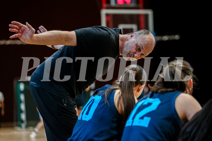 15.02.2025 Österreichischer Basketballverband 2024/25, SLWU19, Basket Flames UNION vs. Vienna Timberwolves